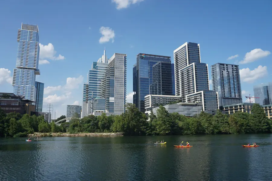 Downtown Austin over Lady Bird Lake